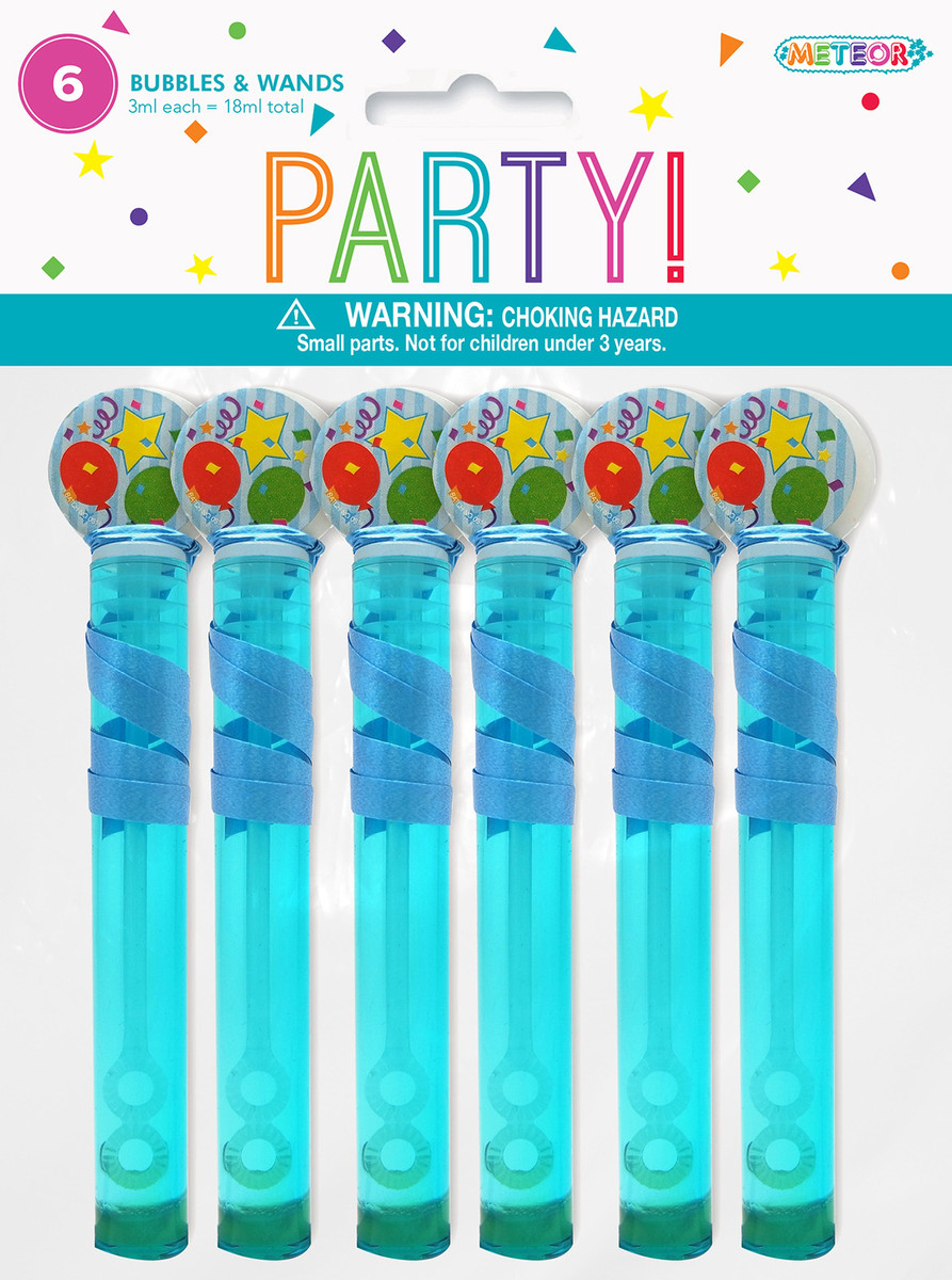 Blue Bubble Wand 6pcs – Party House